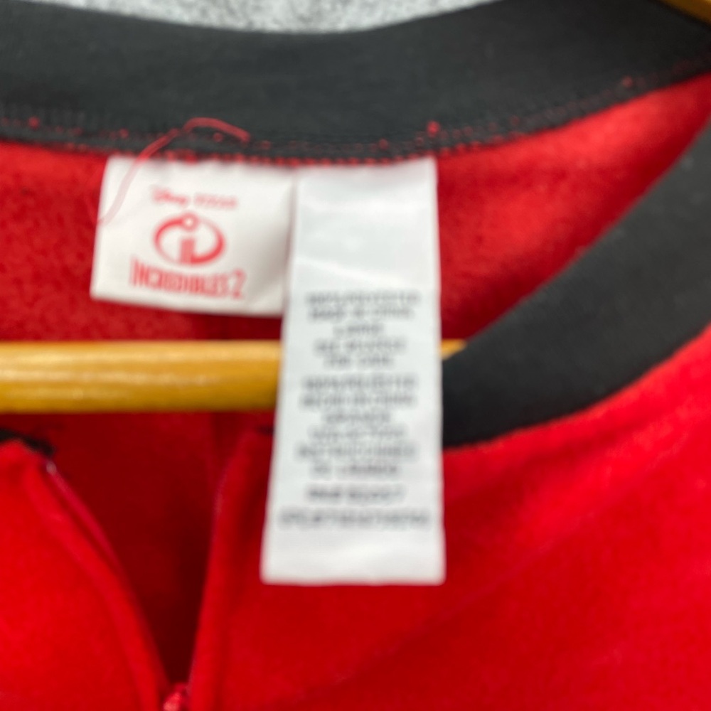Disney Pixar Mr. Incredibles Union Suit One Piece Zip Fleece Pajamas Costume L - Picture 6 of 9